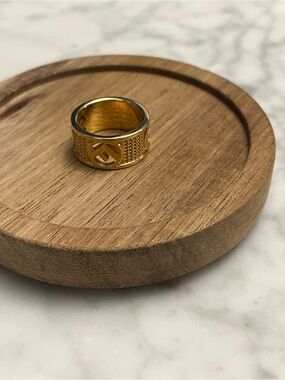 Fendi wide band ring